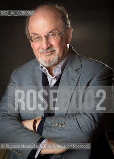 Roma, Auditorium Parco della Musica 17 03 2013.Libri Come, Festa del Libro e della Lettura. nella foto: ritratto di Salman Rushdie.  ©Riccardo Musacchio & Flavio Ianniello/Rosebud2