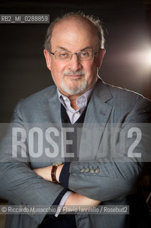 Roma, Auditorium Parco della Musica 17 03 2013.Libri Come, Festa del Libro e della Lettura. nella foto: ritratto di Salman Rushdie.  ©Riccardo Musacchio & Flavio Ianniello/Rosebud2