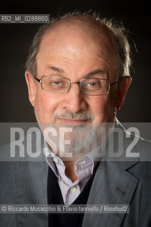 Roma, Auditorium Parco della Musica 17 03 2013.Libri Come, Festa del Libro e della Lettura. nella foto: ritratto di Salman Rushdie.  ©Riccardo Musacchio & Flavio Ianniello/Rosebud2