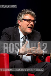 Roma, Auditorium Parco della Musica 17 03 2013.Libri come. Festa del Libro e della Lettura .Salman Rushdie Come Joseph Anton.conversazione con .Giancarlo De Cataldo e Melania Mazzucco.conduce Marino Sinibaldi. ©Riccardo Musacchio & Flavio Ianniello/Rosebud2