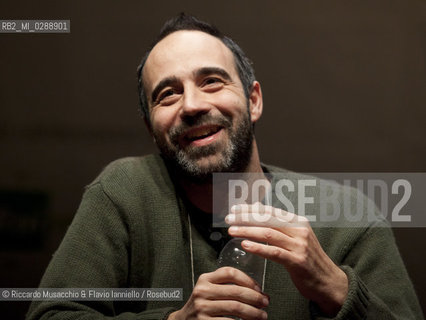 Roma,  Auditorium Parco della Musica 10 03 2012.Libri Come, Festa del Libro e della Letteratura.Nella foto: Niccolo Ammaniti conversazione con Marino Sinibaldi.  ©Riccardo Musacchio & Flavio Ianniello/Rosebud2