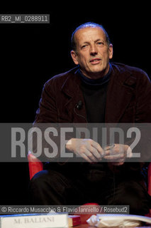 Roma,  Auditorium Parco della Musica 11 03 2012.Libri Come, Festa del Libro e della Letteratura.Nella foto: conferenza di Marco Baliani.   ©Riccardo Musacchio & Flavio Ianniello/Rosebud2