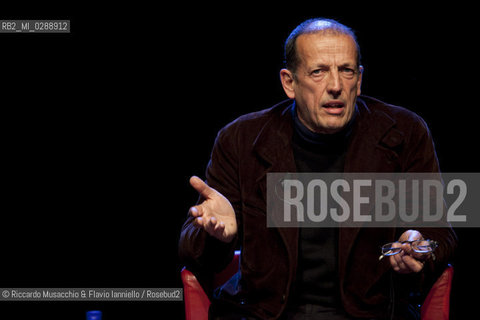Roma,  Auditorium Parco della Musica 11 03 2012.Libri Come, Festa del Libro e della Letteratura.Nella foto: conferenza di Marco Baliani.   ©Riccardo Musacchio & Flavio Ianniello/Rosebud2