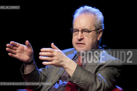 Roma,  Auditorium Parco della Musica 11 03 2012.Libri Come, Festa del Libro e della Letteratura.Nella foto: John Banville conversazione con Ranieri Polese.  ©Riccardo Musacchio & Flavio Ianniello/Rosebud2