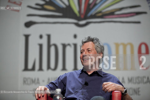Roma,  Auditorium Parco della Musica 11 03 2012.Libri Come, Festa del Libro e della Letteratura.Nella foto: conferenza Alessandro Baricco.   ©Riccardo Musacchio & Flavio Ianniello/Rosebud2