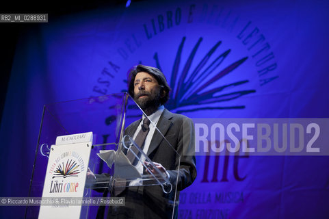 Roma,  Auditorium Parco della Musica 08 03 2012.Libri Come, Festa del Libro e della Letteratura.Nella foto: conferenza di Massimo Cacciari.  ©Riccardo Musacchio & Flavio Ianniello/Rosebud2