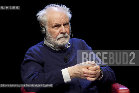 Roma,  Auditorium Parco della Musica 09 03 2012.Libri Come, Festa del Libro e della Letteratura.Nella foto: dialogo fra Goffredo Fofi e Gellert Tamas.  ©Riccardo Musacchio & Flavio Ianniello/Rosebud2