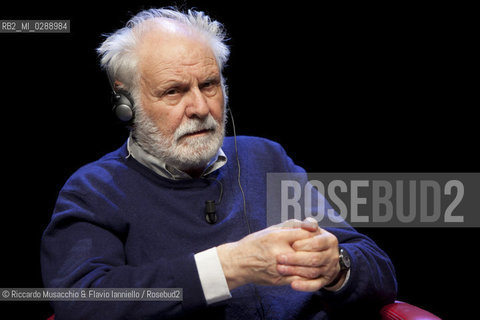 Roma,  Auditorium Parco della Musica 09 03 2012.Libri Come, Festa del Libro e della Letteratura.Nella foto: dialogo fra Goffredo Fofi e Gellert Tamas.  ©Riccardo Musacchio & Flavio Ianniello/Rosebud2