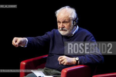 Roma,  Auditorium Parco della Musica 09 03 2012.Libri Come, Festa del Libro e della Letteratura.Nella foto: dialogo fra Goffredo Fofi e Gellert Tamas.  ©Riccardo Musacchio & Flavio Ianniello/Rosebud2