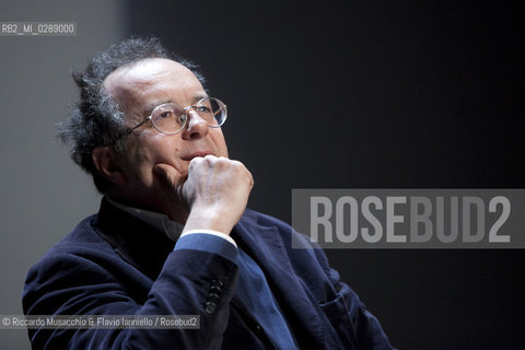 Roma,  Auditorium Parco della Musica 11 03 2012.Libri Come, Festa del Libro e della Letteratura.Nella foto: Marco Lodoli.  ©Riccardo Musacchio & Flavio Ianniello/Rosebud2