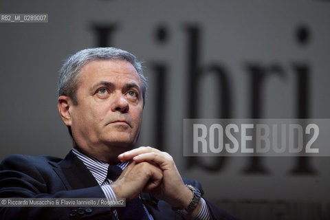 Roma,  Auditorium Parco della Musica 10 03 2012.Libri Come, Festa del Libro e della Letteratura.Nella foto: dialogo Ezio Mauro e Gustavo Zagrebelsky.  ©Riccardo Musacchio & Flavio Ianniello/Rosebud2