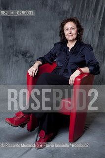 Roma,  Auditorium Parco della Musica 11 03 2012.Libri Come, Festa del Libro e della Letteratura.Nella foto: ritratto della scrittrice Clara Sanchez.  ©Riccardo Musacchio & Flavio Ianniello/Rosebud2