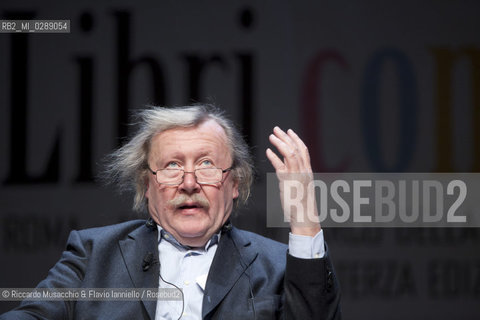 Roma,  Auditorium Parco della Musica 09 03 2012.Libri Come, Festa del Libro e della Letteratura.Nella foto: conferenza di Peter Sloterdijk.  ©Riccardo Musacchio & Flavio Ianniello/Rosebud2