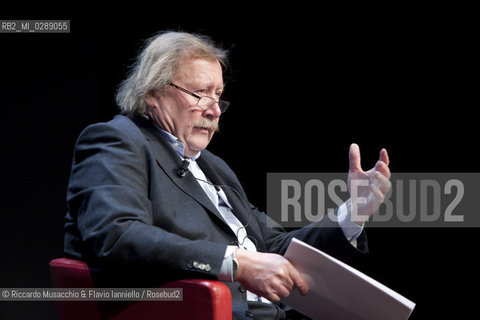 Roma,  Auditorium Parco della Musica 09 03 2012.Libri Come, Festa del Libro e della Letteratura.Nella foto: conferenza di Peter Sloterdijk.  ©Riccardo Musacchio & Flavio Ianniello/Rosebud2