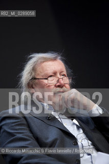 Roma,  Auditorium Parco della Musica 09 03 2012.Libri Come, Festa del Libro e della Letteratura.Nella foto: conferenza di Peter Sloterdijk.  ©Riccardo Musacchio & Flavio Ianniello/Rosebud2