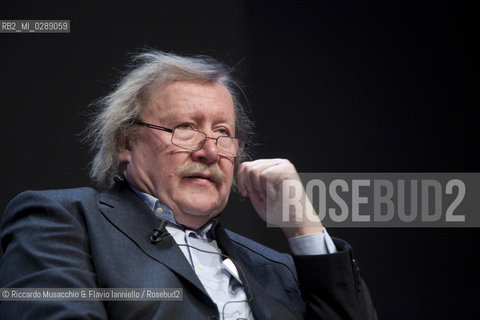 Roma,  Auditorium Parco della Musica 09 03 2012.Libri Come, Festa del Libro e della Letteratura.Nella foto: conferenza di Peter Sloterdijk.  ©Riccardo Musacchio & Flavio Ianniello/Rosebud2