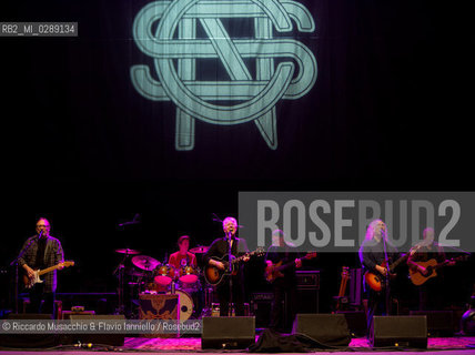 Roma, Auditorium Parco della Musica 19 07 2013.Luglio Suona Bene, concerto di Crosby, Stills, & Nash..David Crosby, Stephen Stills & Graham Nash. ©Riccardo Musacchio & Flavio Ianniello/Rosebud2