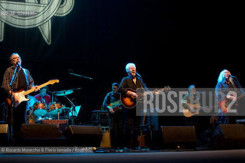 Roma, Auditorium Parco della Musica 19 07 2013.Luglio Suona Bene, concerto di Crosby, Stills, & Nash..David Crosby, Stephen Stills & Graham Nash. ©Riccardo Musacchio & Flavio Ianniello/Rosebud2