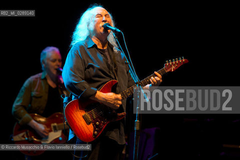 Roma, Auditorium Parco della Musica 19 07 2013.Luglio Suona Bene, concerto di Crosby, Stills, & Nash..David Crosby, Stephen Stills & Graham Nash. ©Riccardo Musacchio & Flavio Ianniello/Rosebud2