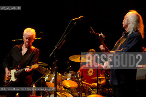 Roma, Auditorium Parco della Musica 19 07 2013.Luglio Suona Bene, concerto di Crosby, Stills, & Nash..David Crosby, Stephen Stills & Graham Nash. ©Riccardo Musacchio & Flavio Ianniello/Rosebud2