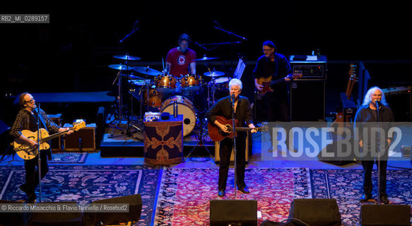 Roma, Auditorium Parco della Musica 19 07 2013.Luglio Suona Bene, concerto di Crosby, Stills, & Nash..David Crosby, Stephen Stills & Graham Nash. ©Riccardo Musacchio & Flavio Ianniello/Rosebud2