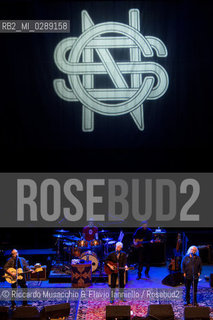 Roma, Auditorium Parco della Musica 19 07 2013.Luglio Suona Bene, concerto di Crosby, Stills, & Nash..David Crosby, Stephen Stills & Graham Nash. ©Riccardo Musacchio & Flavio Ianniello/Rosebud2