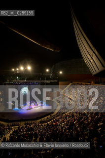 Roma, Auditorium Parco della Musica 19 07 2013.Luglio Suona Bene, concerto di Crosby, Stills, & Nash..David Crosby, Stephen Stills & Graham Nash. ©Riccardo Musacchio & Flavio Ianniello/Rosebud2
