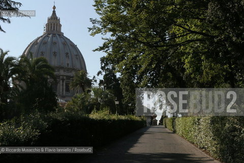 Citta del Vaticano, 22 / 09 / 2005.nella foto: La Casina Pio IV allinterno dei Giardini Vaticani. ©Riccardo Musacchio & Flavio Ianniello/Rosebud2