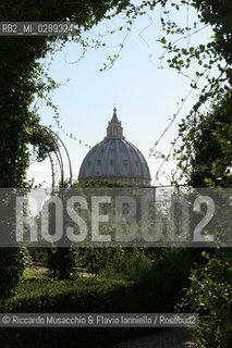 Citta del Vaticano, 22 / 09 / 2005.nella foto: I Giardini Vaticani. ©Riccardo Musacchio & Flavio Ianniello/Rosebud2