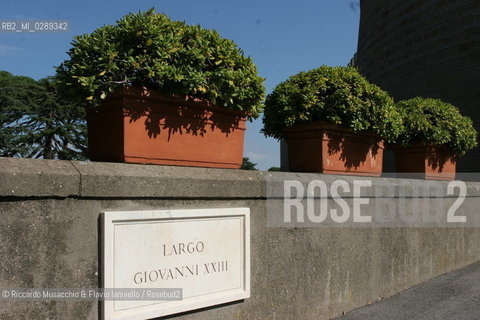 Citta del Vaticano, 22 / 09 / 2005.nella foto: La Torre di S.Giovanni allinterno dei Giardini Vaticani. ©Riccardo Musacchio & Flavio Ianniello/Rosebud2