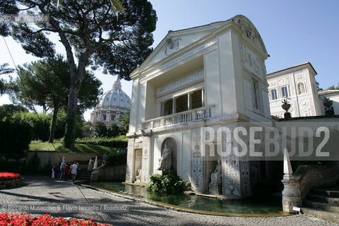 Citta del Vaticano, Giardini Vaticani 22 / 09 / 2005.nella foto: la Casina Paolo IV. ©Riccardo Musacchio & Flavio Ianniello/Rosebud2