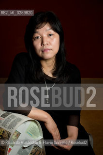 Roma, Auditorium Parco della Musica 13 03 2014.Libri Come, Festa del Libeo e della Lettura Il Lavoro..Nella foto: ritratto di Kyung-sook Shin. ©Riccardo Musacchio & Flavio Ianniello/Rosebud2