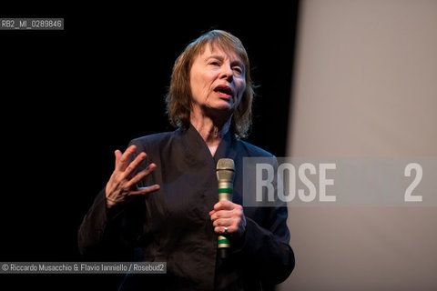 Roma, Auditorium Parco della Musica 13 03 2014.Libri Come, Festa del Libeo e della Lettura Il Lavoro..Nella foto: Camille Paglia. ©Riccardo Musacchio & Flavio Ianniello/Rosebud2