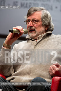 Roma, Auditorium Parco della Musica 13 03 2014.Libri Come, Festa del Libeo e della Lettura Il Lavoro..Nella foto: Francesco Guccini. ©Riccardo Musacchio & Flavio Ianniello/Rosebud2