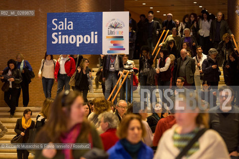 Roma, Auditorium Parco della Musica 13 03 2014.Libri Come, Festa del Libeo e della Lettura Il Lavoro. ©Riccardo Musacchio & Flavio Ianniello/Rosebud2