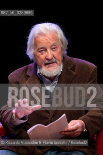 Roma, Auditorium Parco della Musica 13 03 2014.Libri Come, Festa del Libeo e della Lettura Il Lavoro..Nella foto: ritratto di Marc Augé. ©Riccardo Musacchio & Flavio Ianniello/Rosebud2