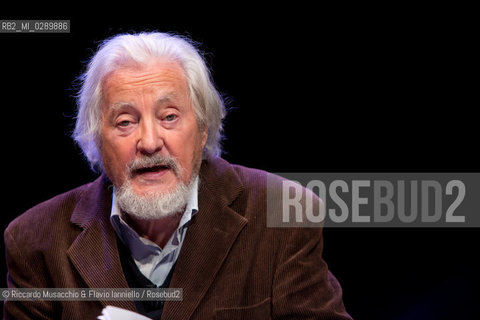 Roma, Auditorium Parco della Musica 13 03 2014.Libri Come, Festa del Libeo e della Lettura Il Lavoro..Nella foto: ritratto di Marc Augé. ©Riccardo Musacchio & Flavio Ianniello/Rosebud2