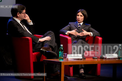 Roma, Auditorium Parco della Musica 13 03 2014.Libri Come, Festa del Libeo e della Lettura Il Lavoro..Nella foto: Donna Tartt. ©Riccardo Musacchio & Flavio Ianniello/Rosebud2