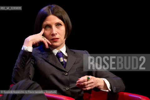 Roma, Auditorium Parco della Musica 13 03 2014.Libri Come, Festa del Libeo e della Lettura Il Lavoro..Nella foto: Donna Tartt. ©Riccardo Musacchio & Flavio Ianniello/Rosebud2