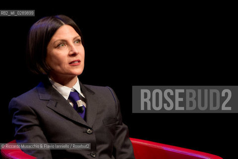 Roma, Auditorium Parco della Musica 13 03 2014.Libri Come, Festa del Libeo e della Lettura Il Lavoro..Nella foto: Donna Tartt. ©Riccardo Musacchio & Flavio Ianniello/Rosebud2