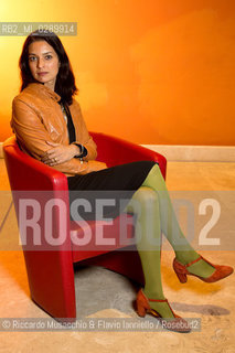 Roma, Auditorium Parco della Musica 13 03 2014.Libri Come, Festa del Libeo e della Lettura Il Lavoro..Nella foto: ritratto di Jhumpa Lahiri. ©Riccardo Musacchio & Flavio Ianniello/Rosebud2
