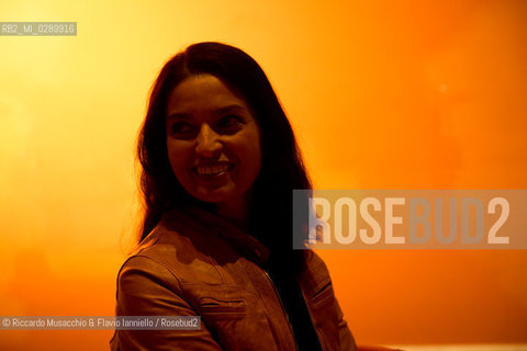 Roma, Auditorium Parco della Musica 13 03 2014.Libri Come, Festa del Libeo e della Lettura Il Lavoro..Nella foto: ritratto di Jhumpa Lahiri. ©Riccardo Musacchio & Flavio Ianniello/Rosebud2