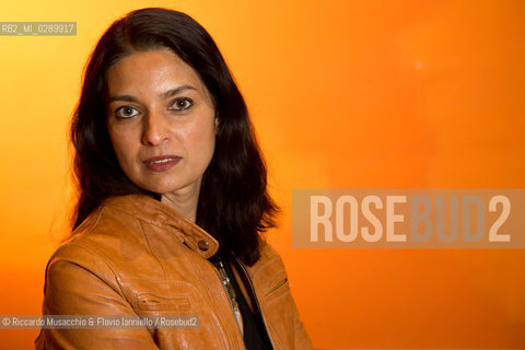 Roma, Auditorium Parco della Musica 13 03 2014.Libri Come, Festa del Libeo e della Lettura Il Lavoro..Nella foto: ritratto di Jhumpa Lahiri. ©Riccardo Musacchio & Flavio Ianniello/Rosebud2