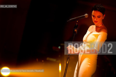 Roma, Auditorium Parco della Musica 06 04 2014.Conceto di Arisa, Se vedo te Tour . ©Riccardo Musacchio & Flavio Ianniello/Rosebud2