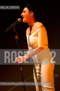 Roma, Auditorium Parco della Musica 06 04 2014.Conceto di Arisa, Se vedo te Tour . ©Riccardo Musacchio & Flavio Ianniello/Rosebud2