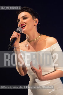 Roma, Auditorium Parco della Musica 06 04 2014.Conceto di Arisa, Se vedo te Tour . ©Riccardo Musacchio & Flavio Ianniello/Rosebud2
