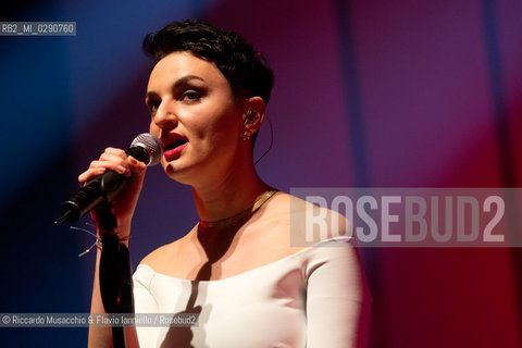 Roma, Auditorium Parco della Musica 06 04 2014.Conceto di Arisa, Se vedo te Tour . ©Riccardo Musacchio & Flavio Ianniello/Rosebud2