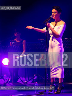 Roma, Auditorium Parco della Musica 06 04 2014.Conceto di Arisa, Se vedo te Tour . ©Riccardo Musacchio & Flavio Ianniello/Rosebud2