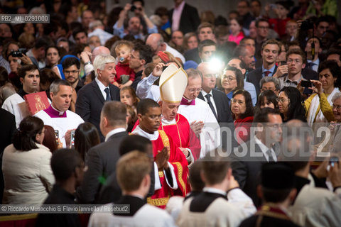 Città del Vaticano, Basilica di San Pietro 18 04 2014.Celebrazione della Passione del Signore, Adorazione della Croce presieduta da Sua Santità Papa Francesco. ©Riccardo Musacchio & Flavio Ianniello/Rosebud2