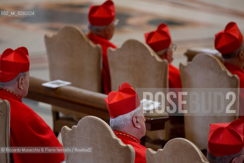 Città del Vaticano, Basilica di San Pietro 18 04 2014.Celebrazione della Passione del Signore, Adorazione della Croce presieduta da Sua Santità Papa Francesco. ©Riccardo Musacchio & Flavio Ianniello/Rosebud2